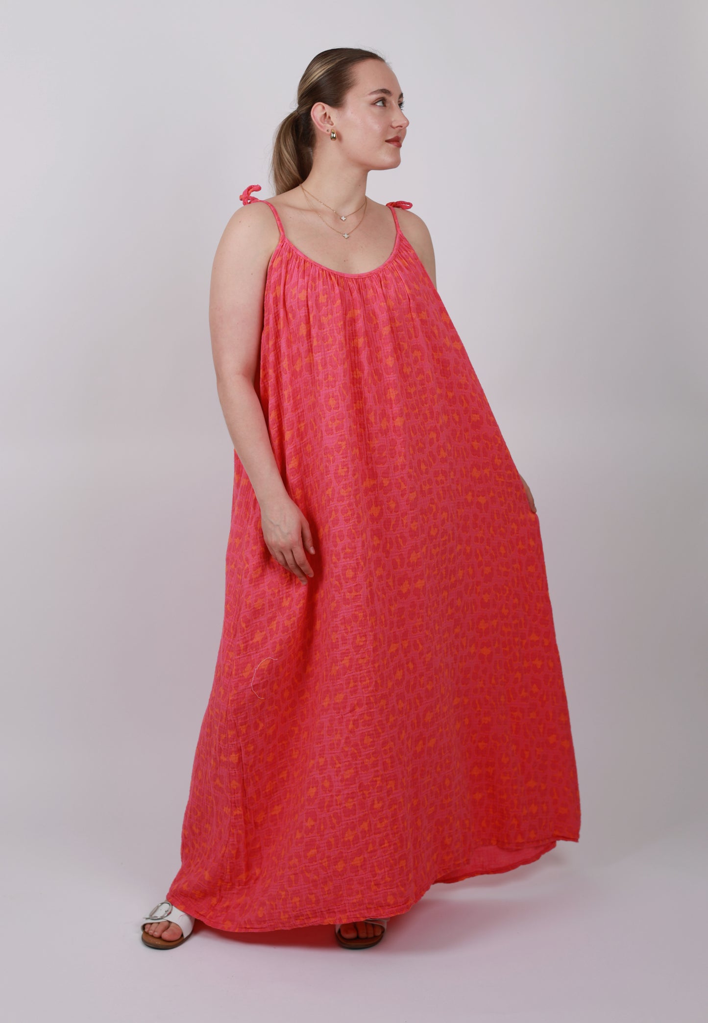 All You Need Is Musselin Maxikleid Leo