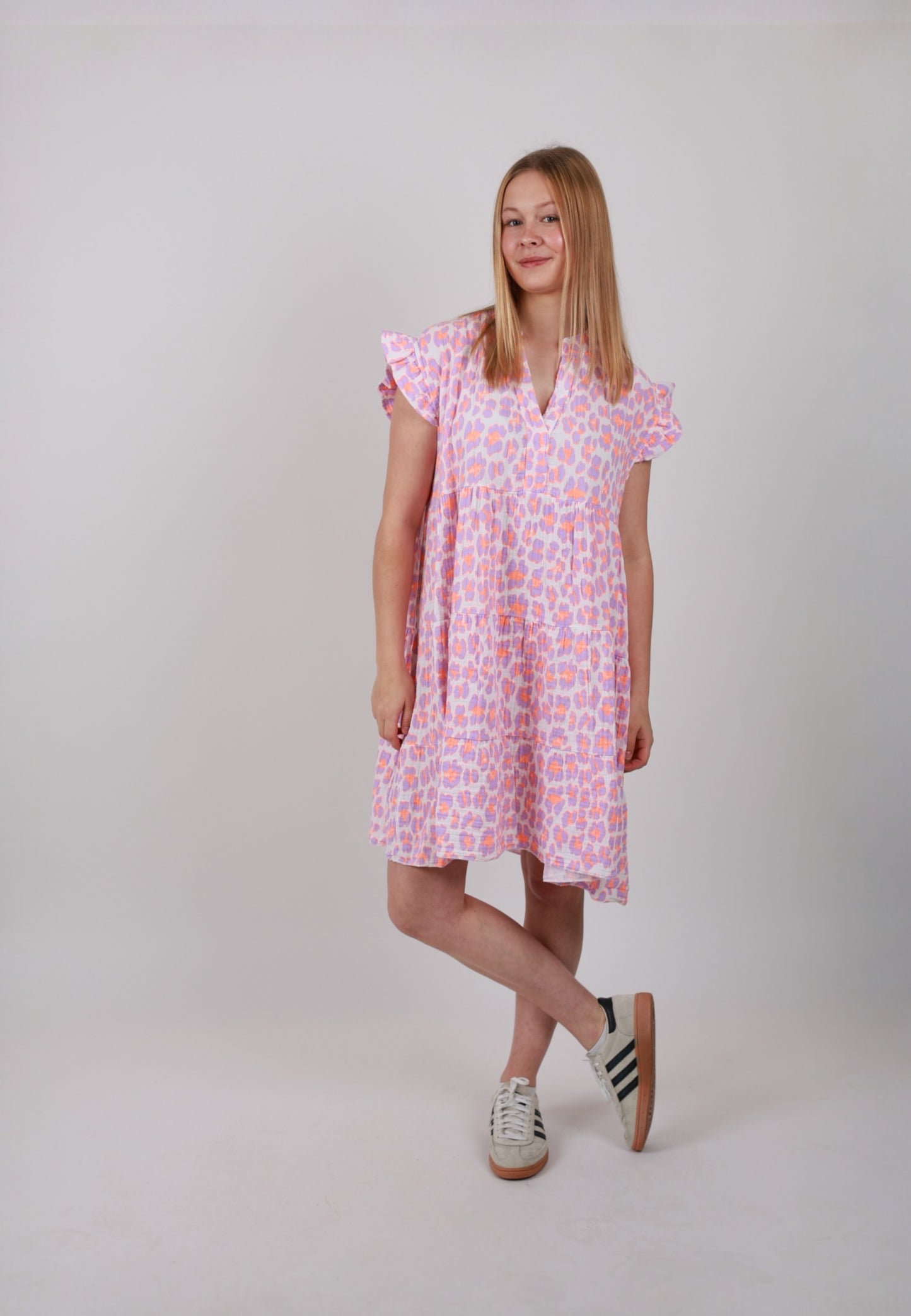 Coastal Musselin Mini Hängerkleid Leo - Versch. Farben