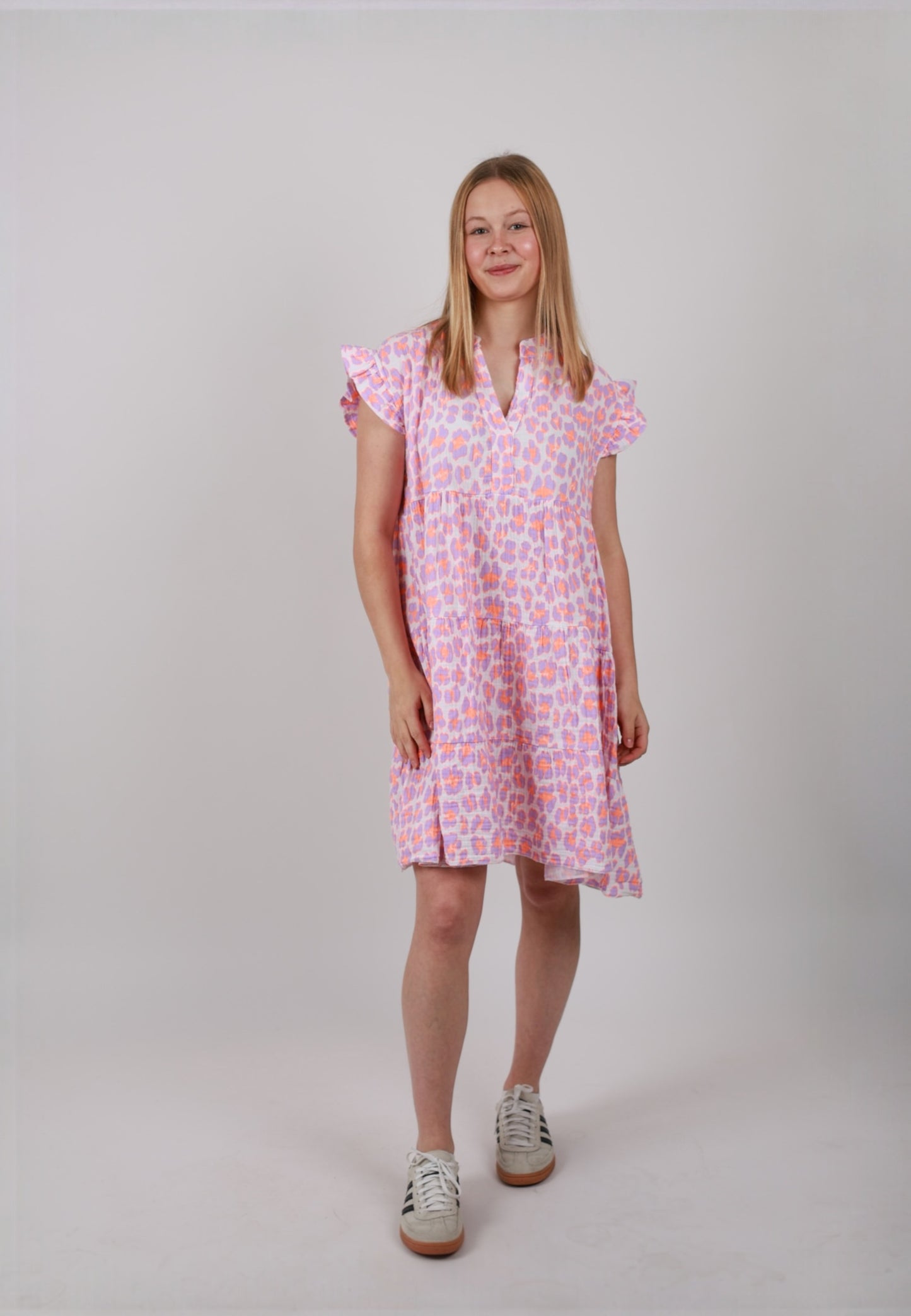 Coastal Musselin Mini Hängerkleid Leo - Versch. Farben