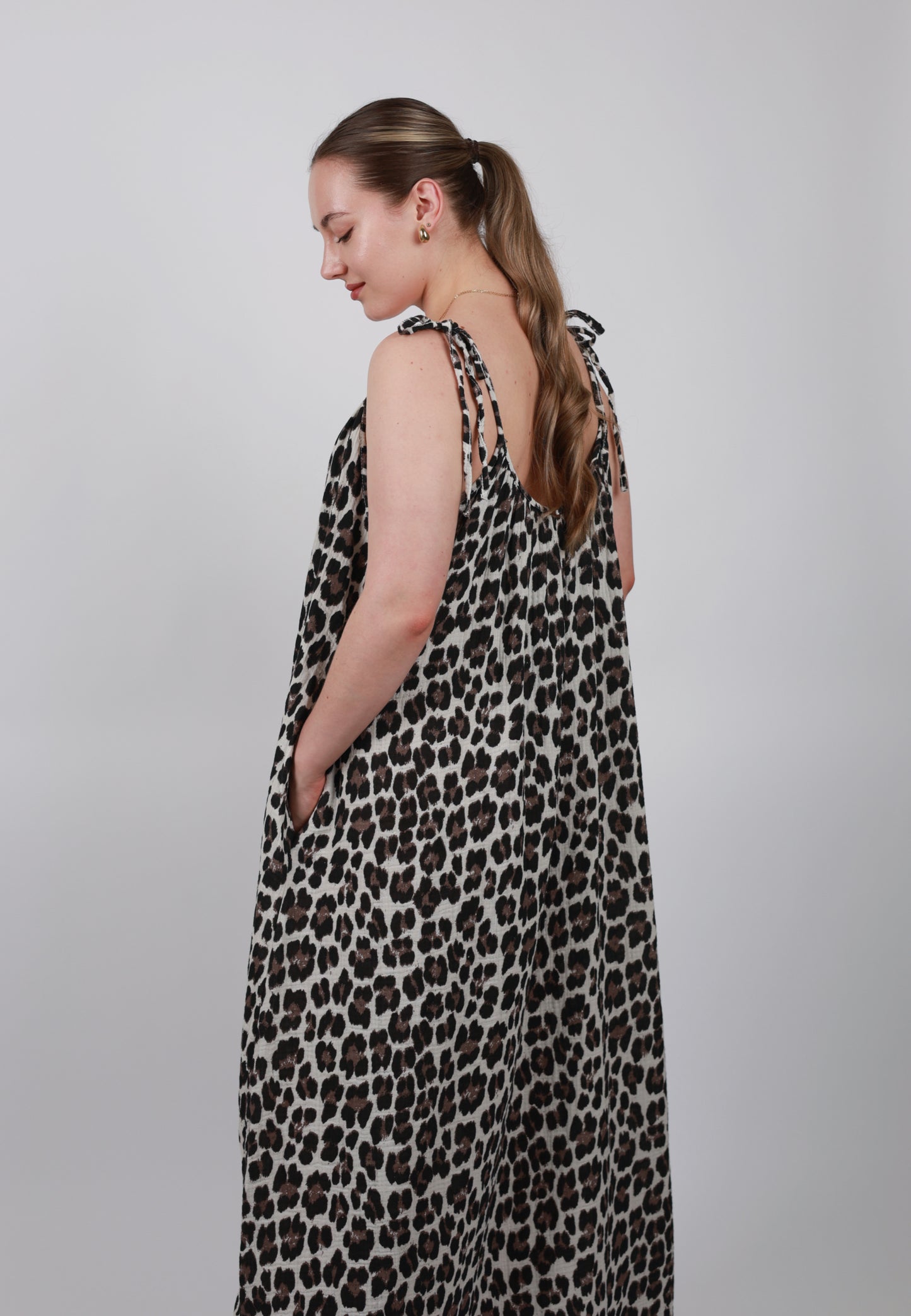 All You Need Is Musselin Maxikleid Leo