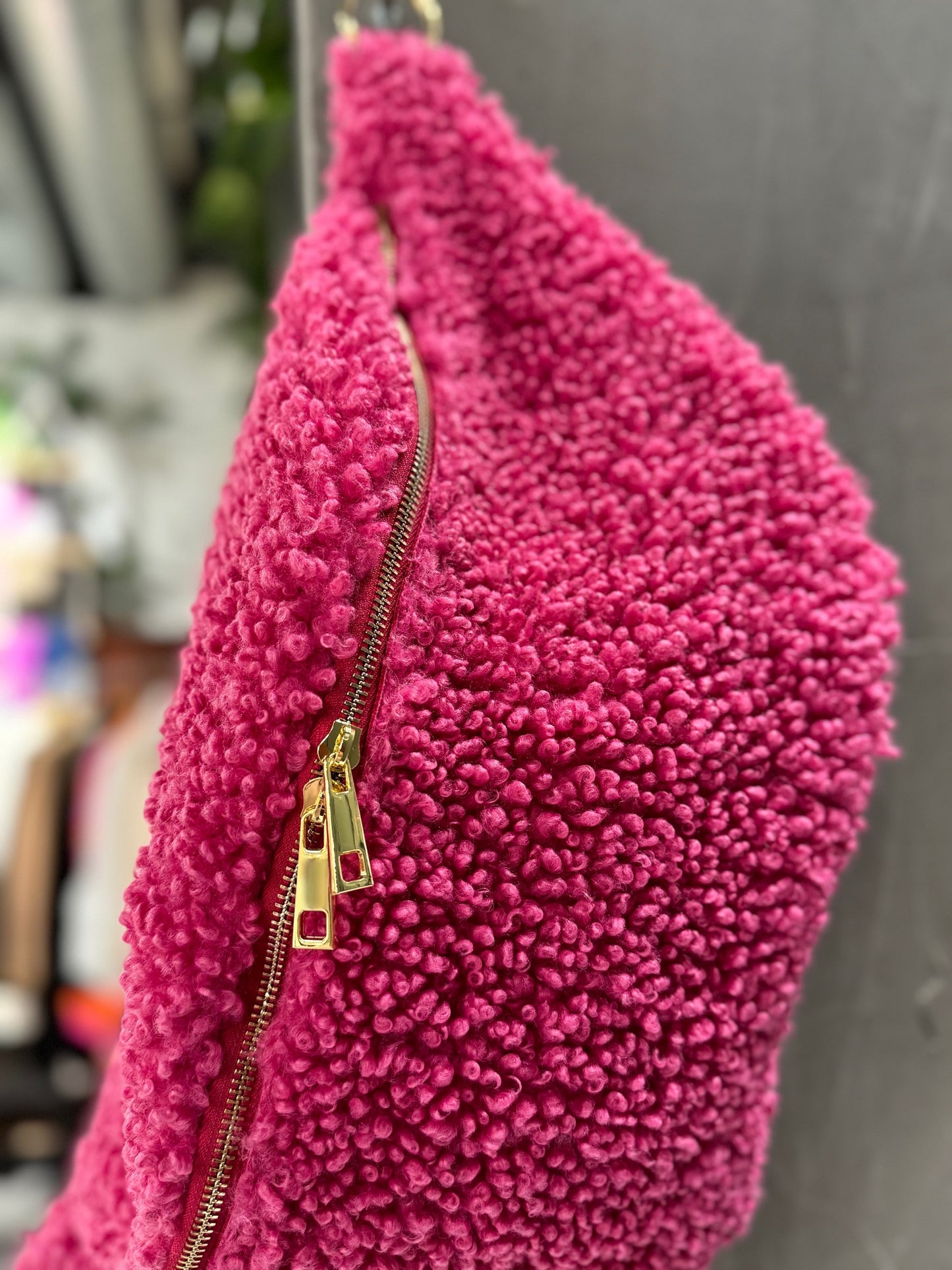 XXL TEDDY BAUCHTASCHE -VERSCH. FARBEN