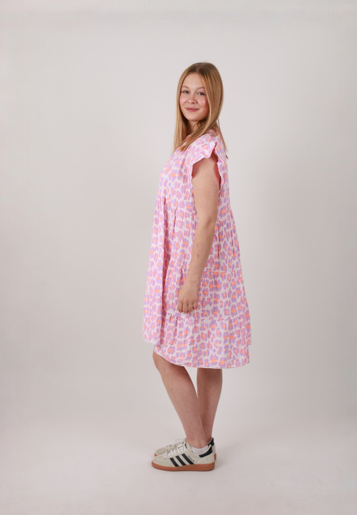 Coastal Musselin Mini Hängerkleid Leo - Versch. Farben