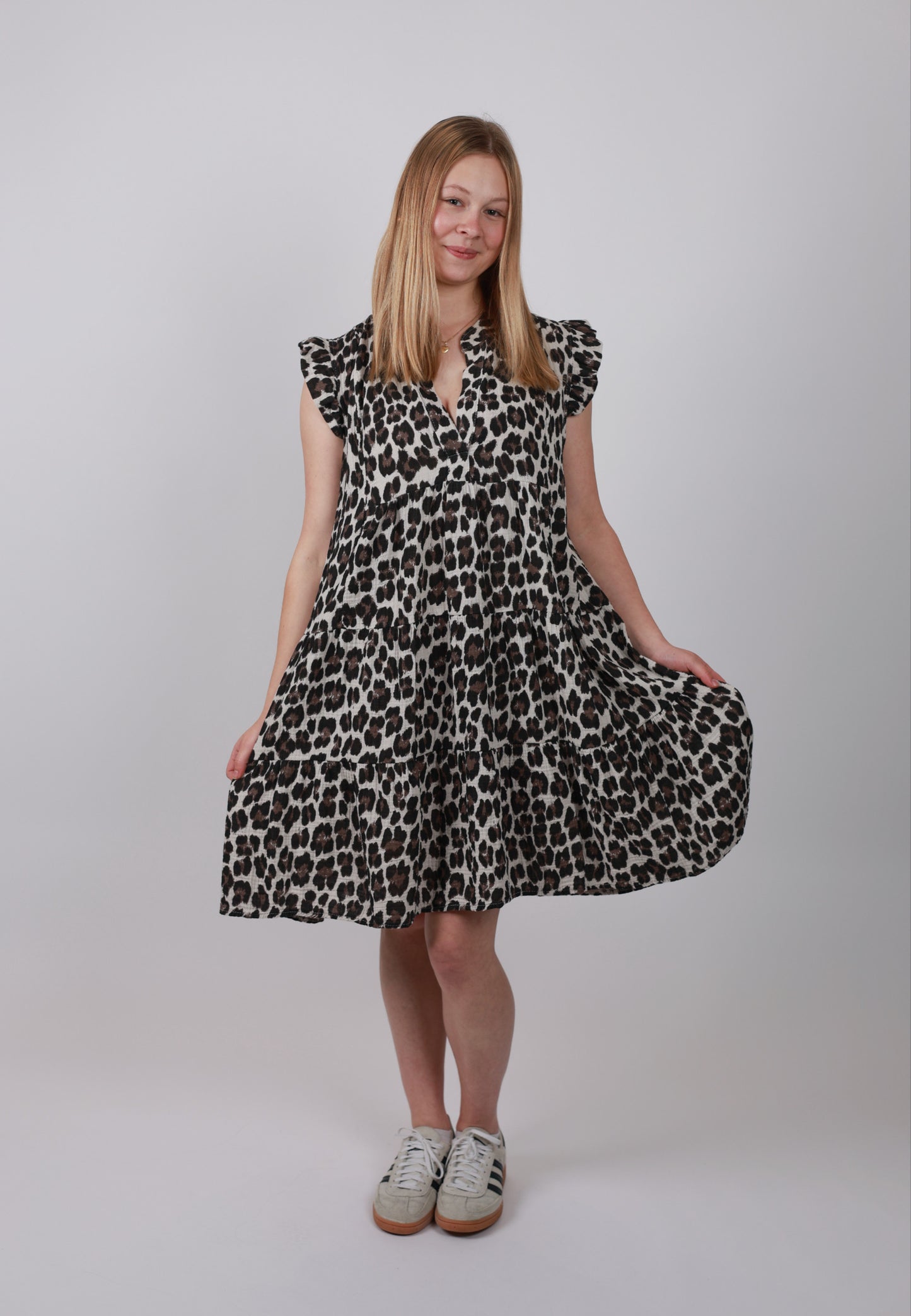 Coastal Musselin Mini Hängerkleid Leo - Versch. Farben