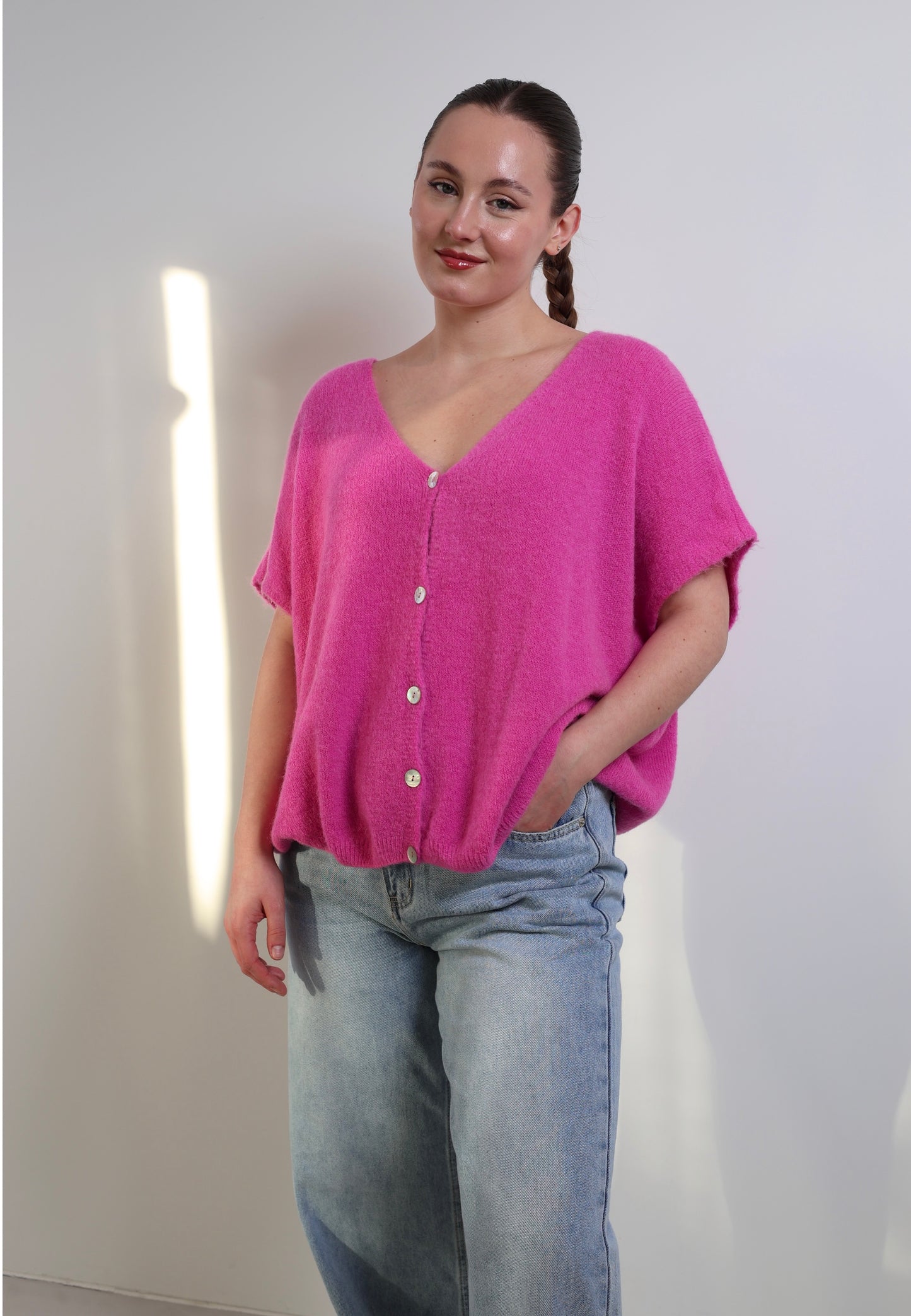 Oversize Pullunder Cardinal - Pink