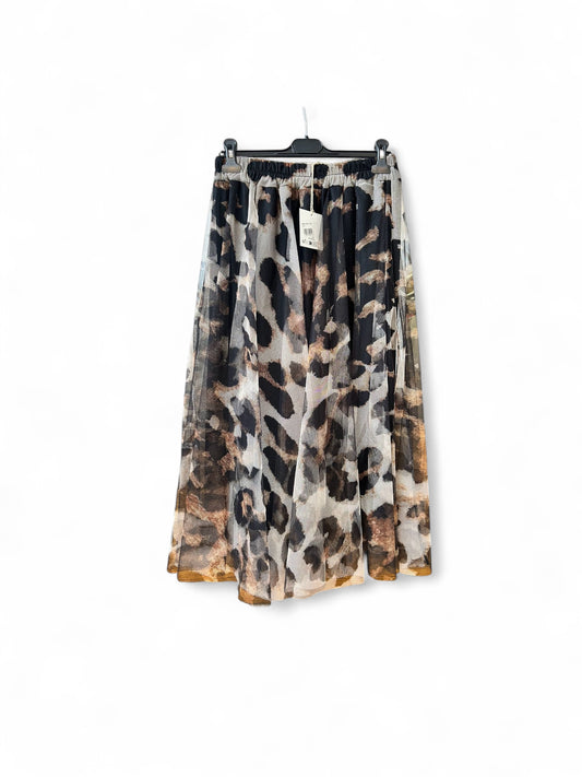 Leoprint Tüllrock Wild & Elegant