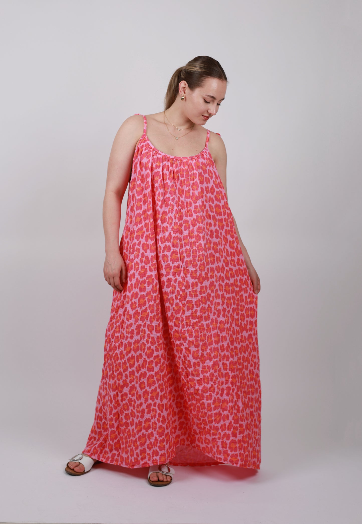 All You Need Is Musselin Maxikleid Leo
