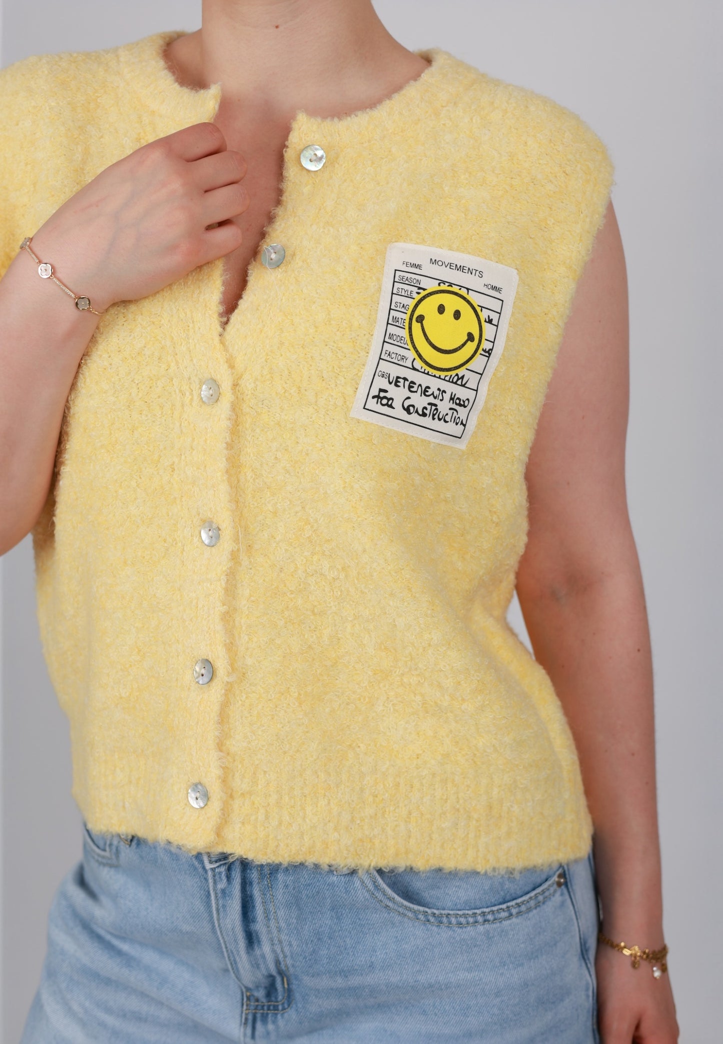 Strickweste Smily - 4Farben