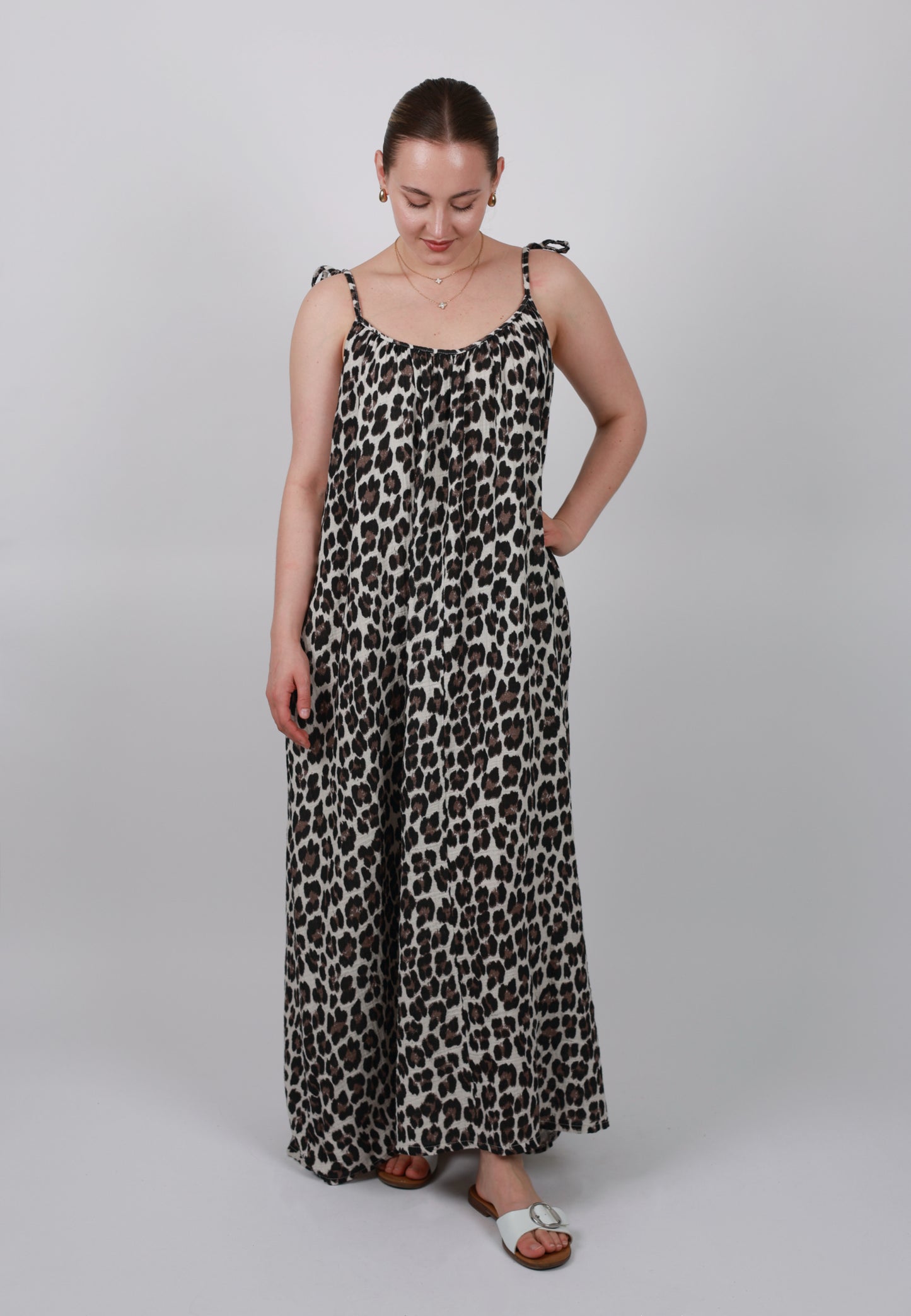 All You Need Is Musselin Maxikleid Leo