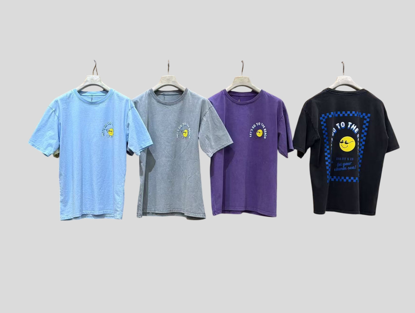 MOOIJ LET'S GO TO THE BEACH T-Shirt - 4 Farben