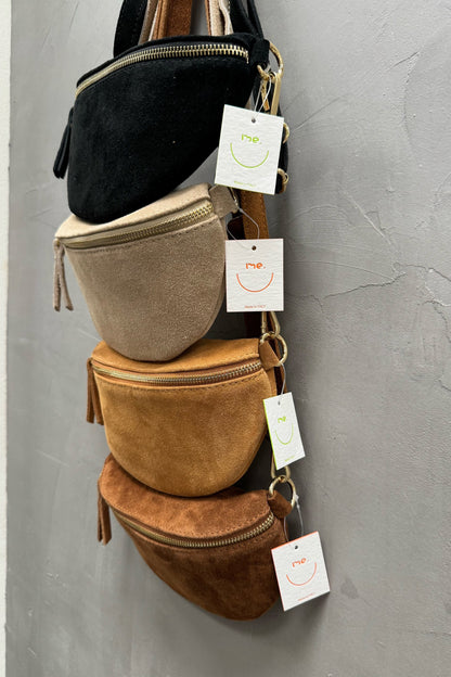 Bauchtasche WildLeder GR.S / Gold –  VERSCH. FARBEN