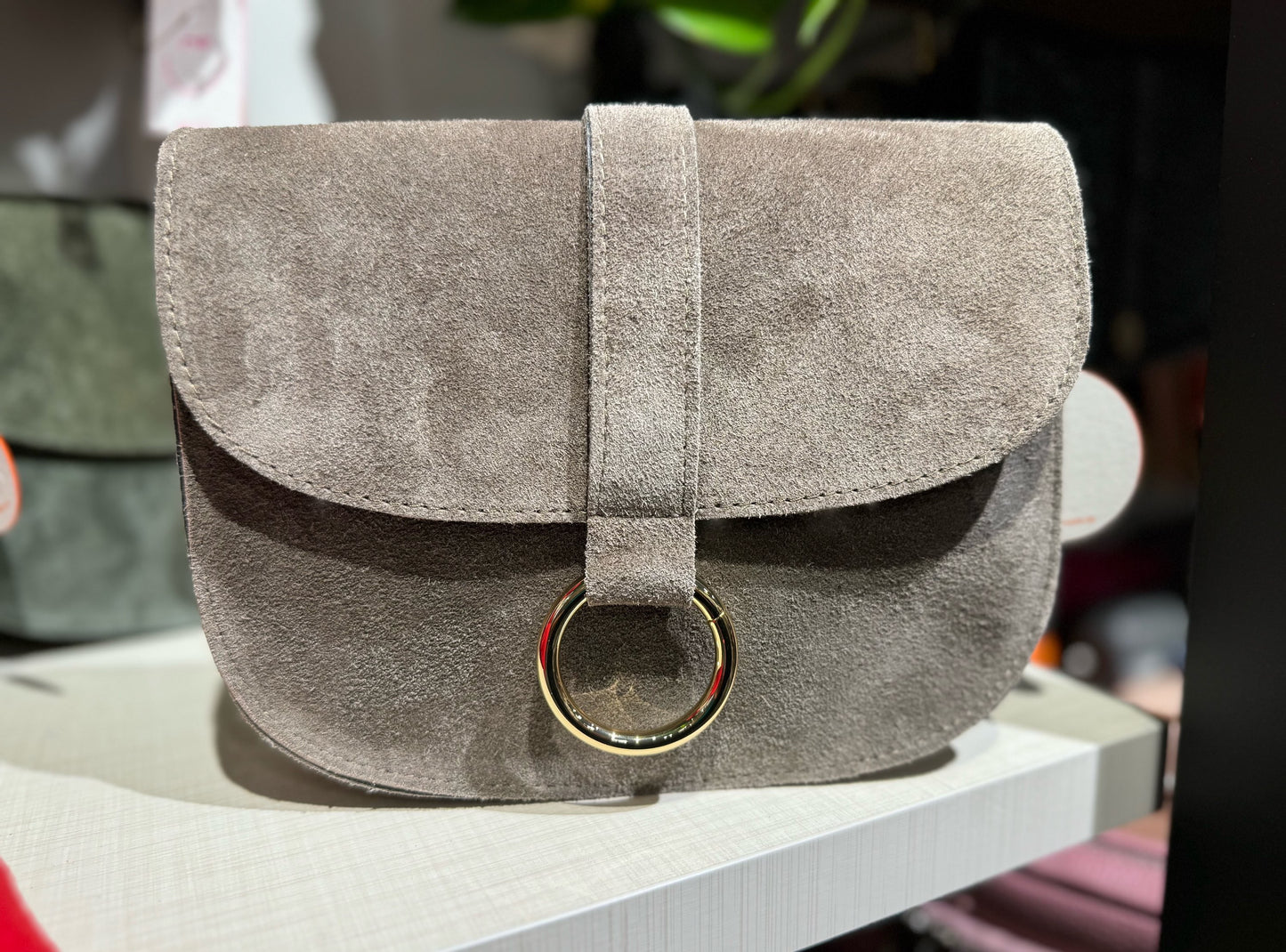 Wildleder Umhängtasche – VERSCH. FARBEN