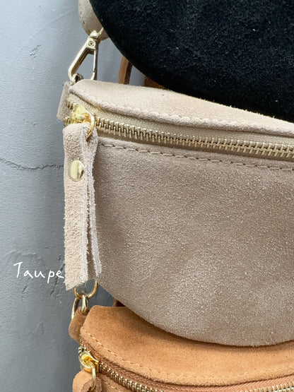 Bauchtasche WildLeder GR.S / Gold –  VERSCH. FARBEN