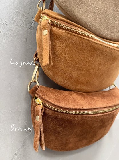 Bauchtasche WildLeder GR.S / Gold –  VERSCH. FARBEN