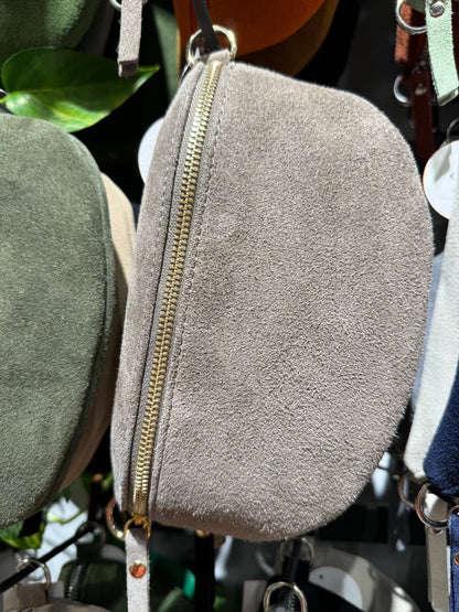 Bauchtasche WildLeder GR.S / Gold –  VERSCH. FARBEN