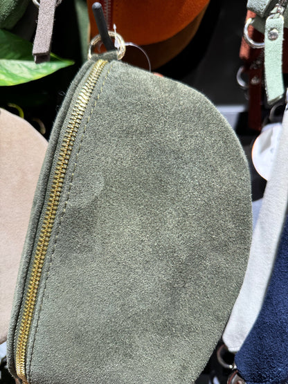 Bauchtasche WildLeder GR.S / Gold –  VERSCH. FARBEN