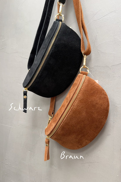 Bauchtasche WildLeder GR.S / Gold –  VERSCH. FARBEN