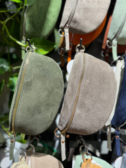Bauchtasche WildLeder GR.S / Gold –  VERSCH. FARBEN