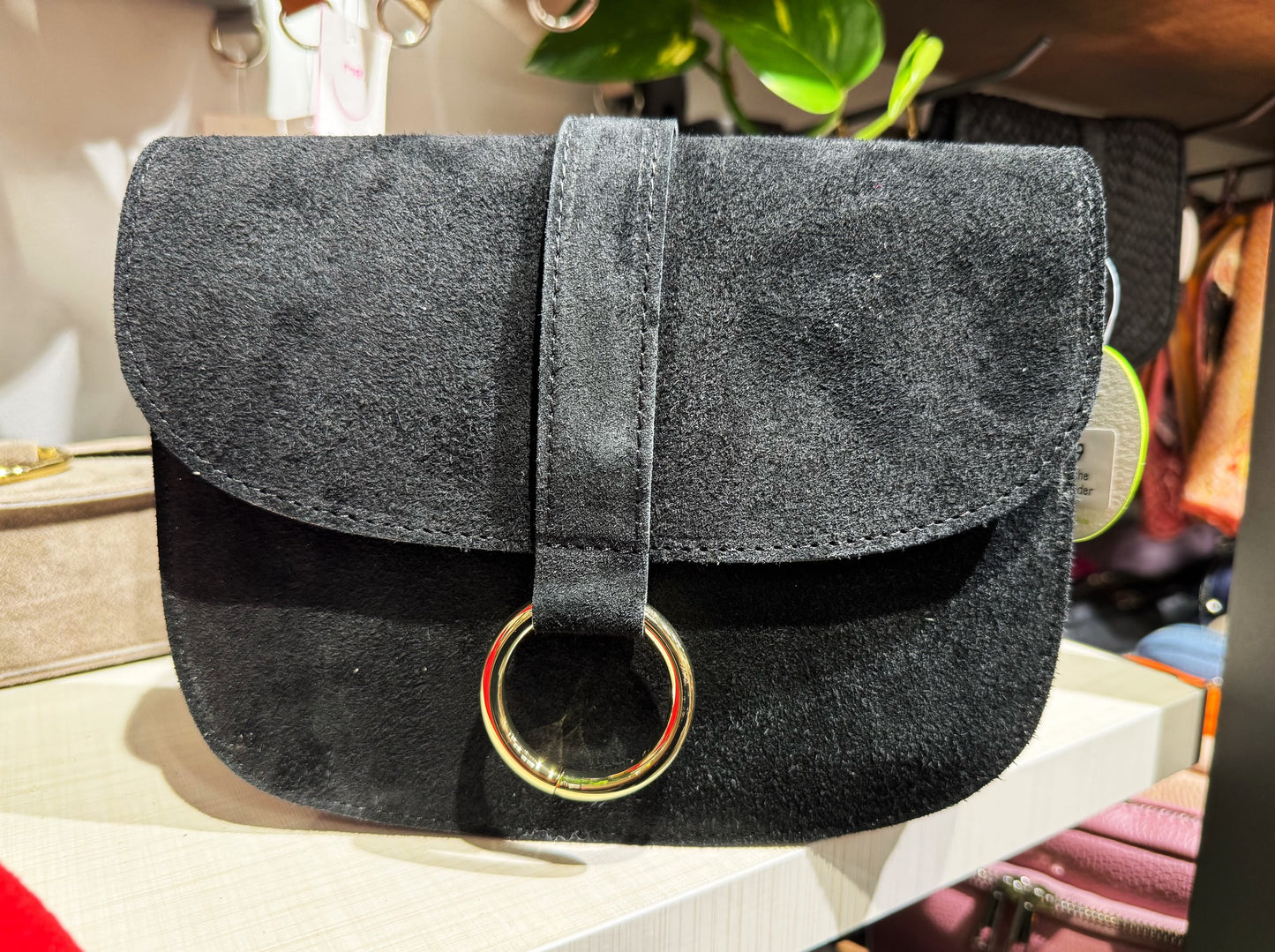 Wildleder Umhängtasche – VERSCH. FARBEN